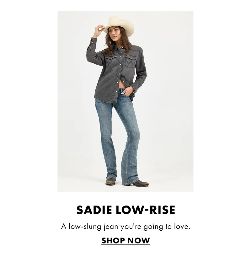 Sadie Low-rise A Low-slung Jean You're Going To Love. Shop Now
