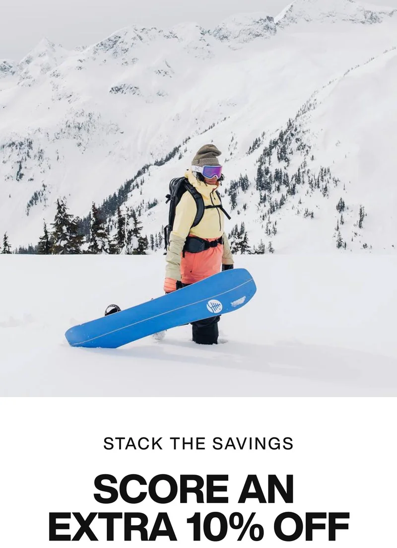 Stack the Savings - Extra 10% Off