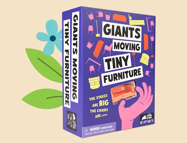 Giants Moving Tiny Furniture