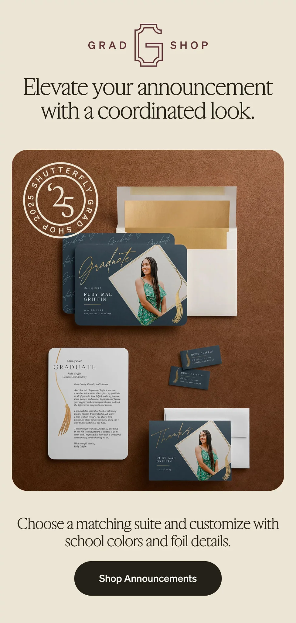 Ends tonight: 25-50% off almost everything & free shipping on cards