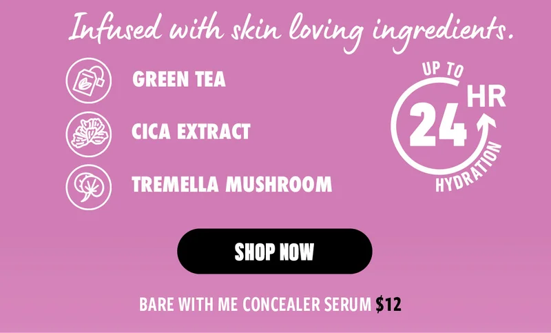 Infused with skin loving ingredients