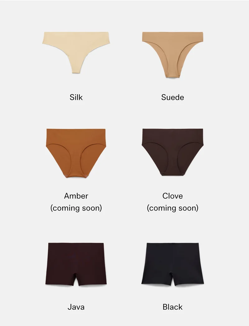 Silk  Suede  Amber (coming soon)  Clove (coming soon)  Java Black