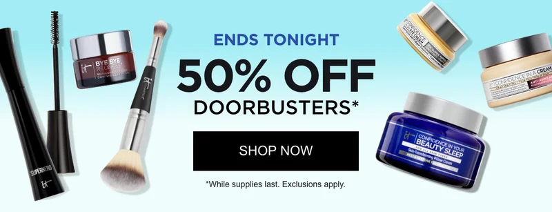 ENDS TONIGHT 50% OFF