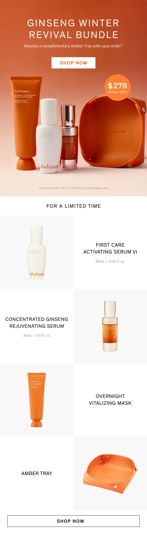 Winter Revival Bundle and a complimentary gift