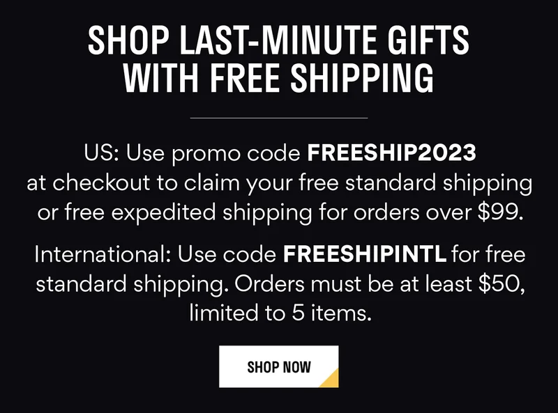 Free Shipping For One Week Only