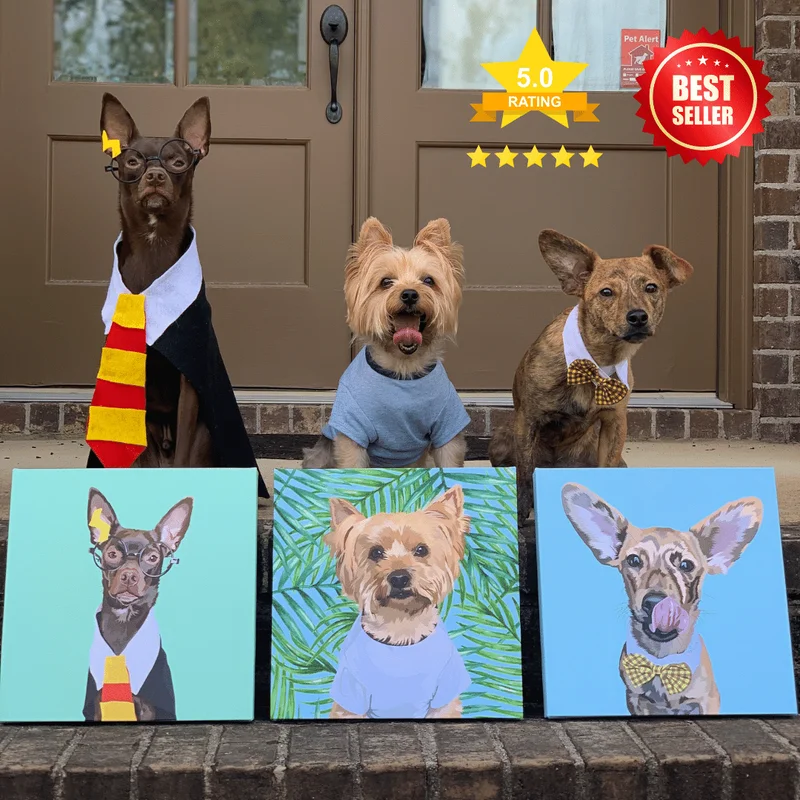 Custom pet canvas