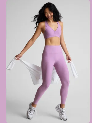 Spacedye Lift Your Spirits Bra in Lilac Petal Heather