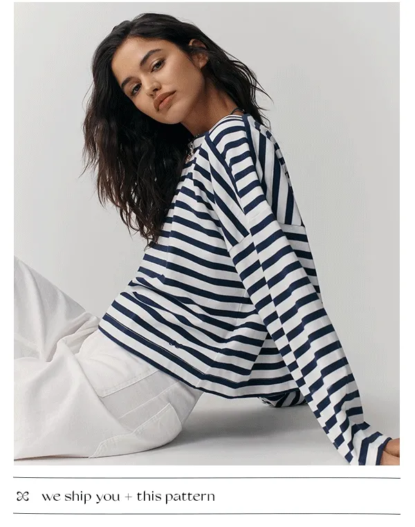 we ship you + this pattern
