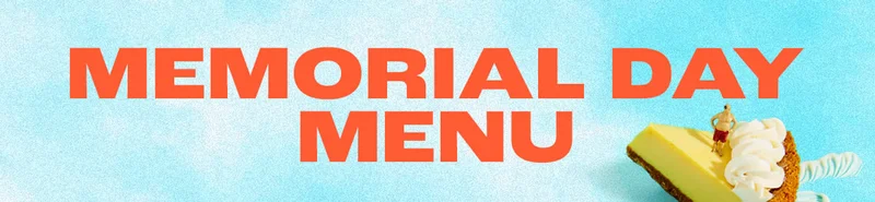 memorial day menu