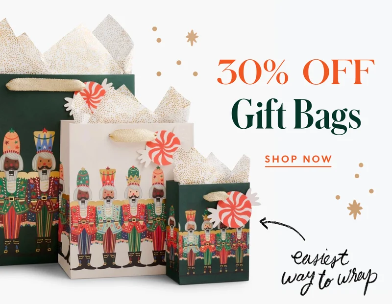 30% Off Gift Bags