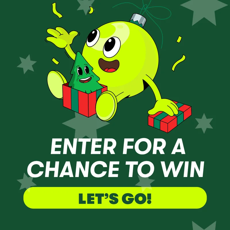 Enter for a chance to win. Let's go!