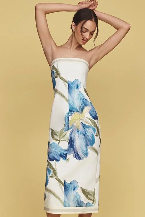 Significant Other Tess Strapless Midi Dress