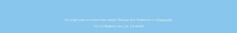 Manage Preferences