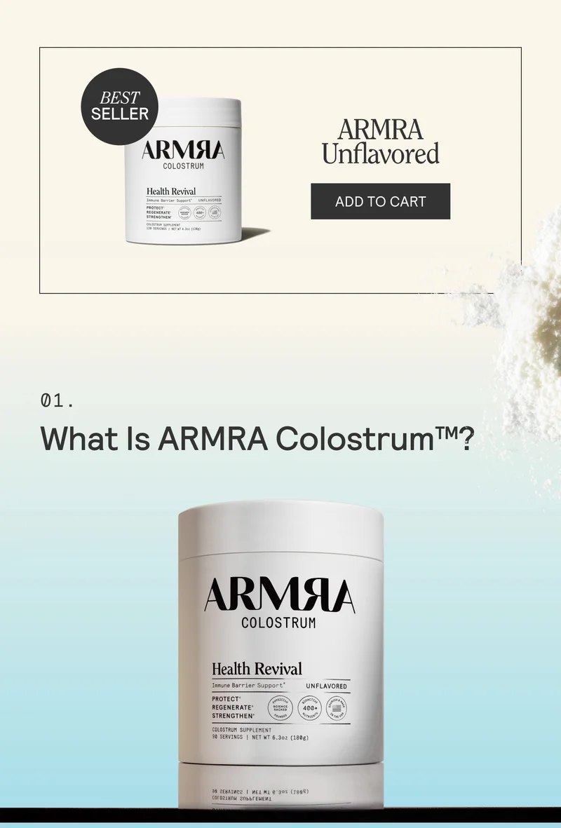 01. What Is ARMRA Colostrum™?
