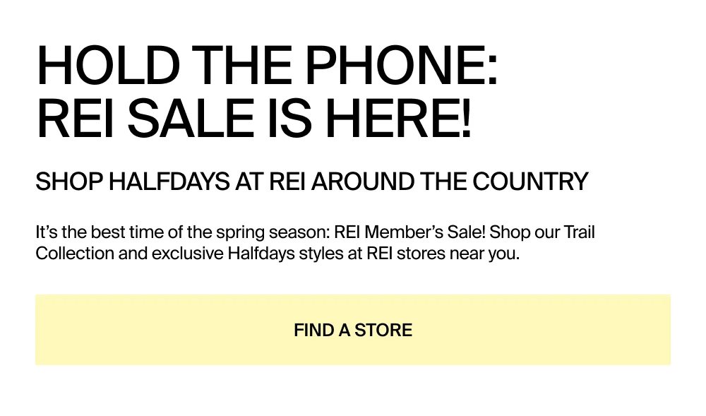 Shop the Halfdays x REI Sale