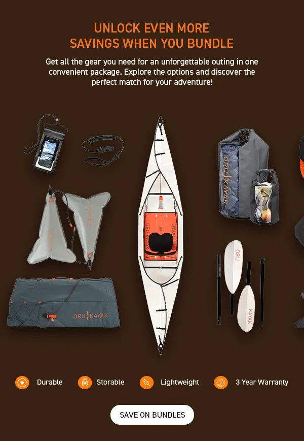 BUNDLES SALE! SAVE UP TO 30% ON KAYAK BUNDLES BUNDLES SALE! SAVE UP TO 30% ON KAYAK BUNDLES