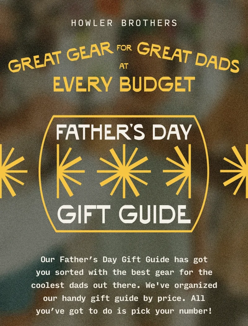 Our Father’s Day Gift Guide has got you sorted with the best gear for the coolest dads out there. We've organized our handy gift guide by price. All you’ve got to do is pick your number!