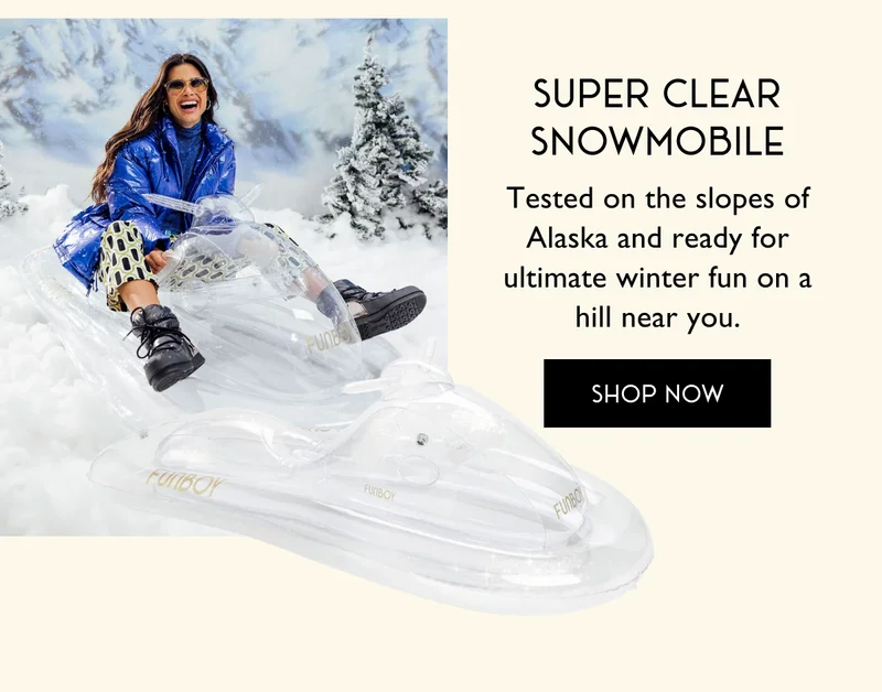 SUPER CLEAR SNOWMOBILE - SHOP NOW
