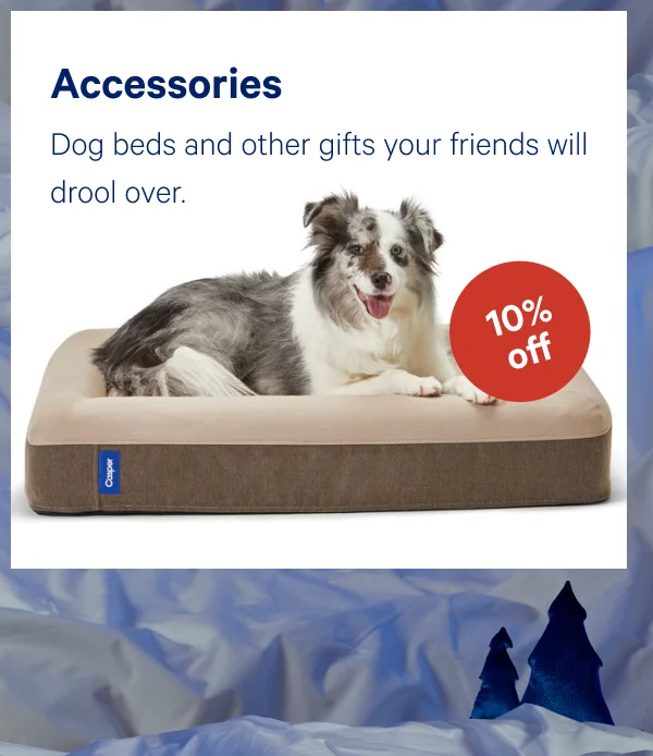 [10% OFF] >> Accessories >> Dog beds and other gifts your friends will drool over. >>