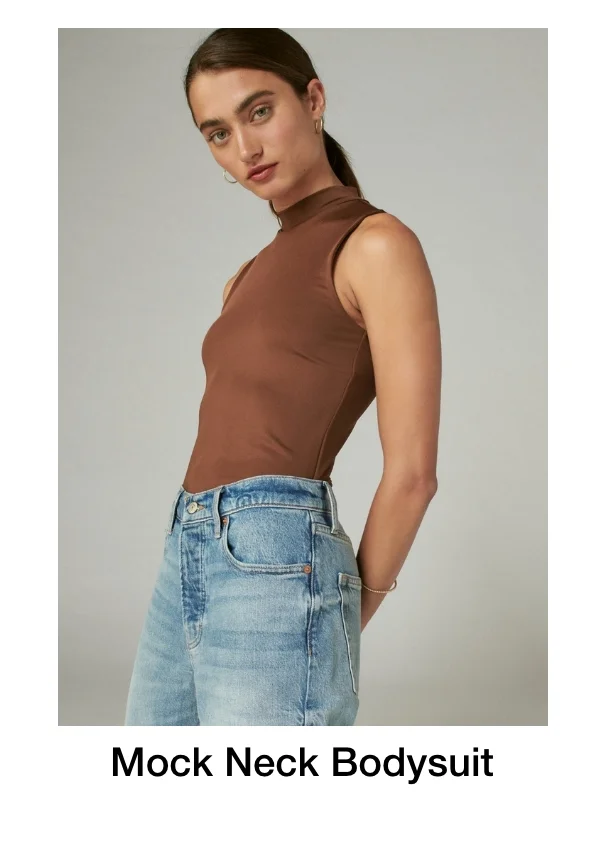 Mock Neck Bodysuit
