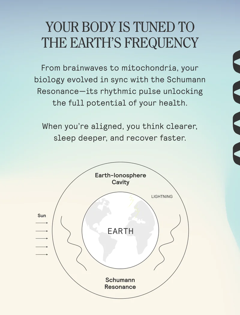 YOUR BODY IS TUNED TO - THE EARTH'S FREQUENCY