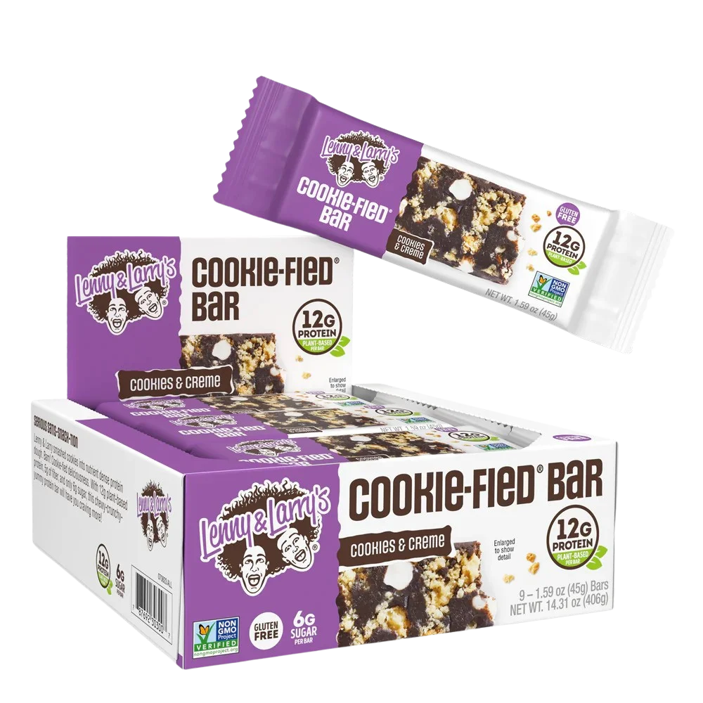 Image of GOING FAST! Lenny & Larry's Cookies & Creme Bar (9 CT)