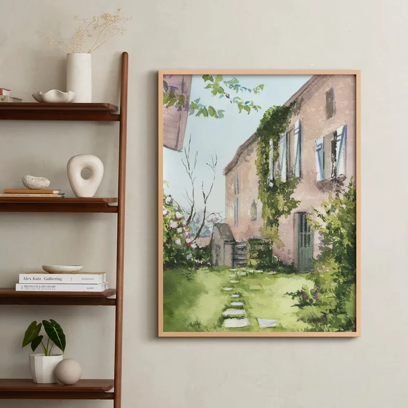 French Country Cottage Limited Edition Fine Art Print by Kitty Mitchell | Minted