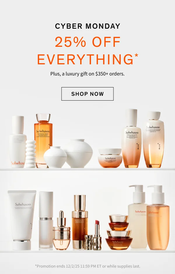 Cyber Monday: 25% off EVERYTHING