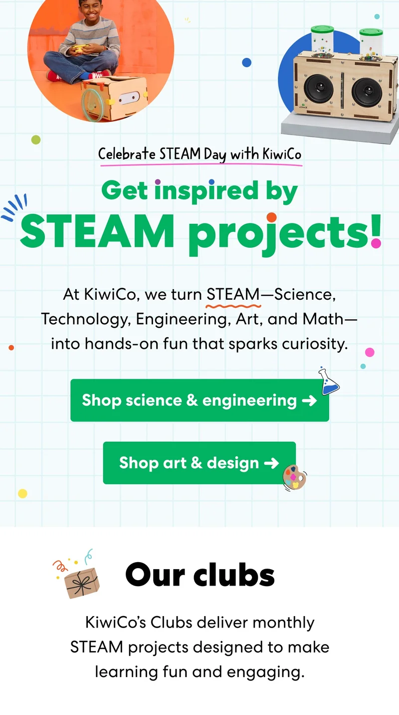 Get inspired by STEAM projects!