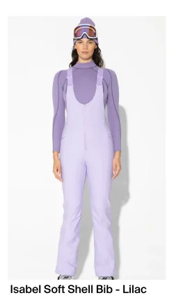 Isabel Soft Shell Bib - Lilac