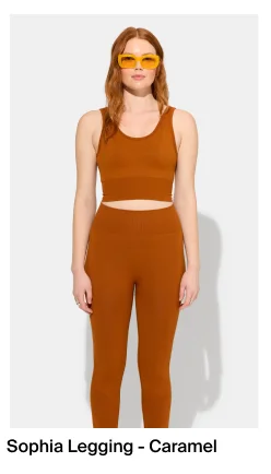 Sophia Legging - Caramel