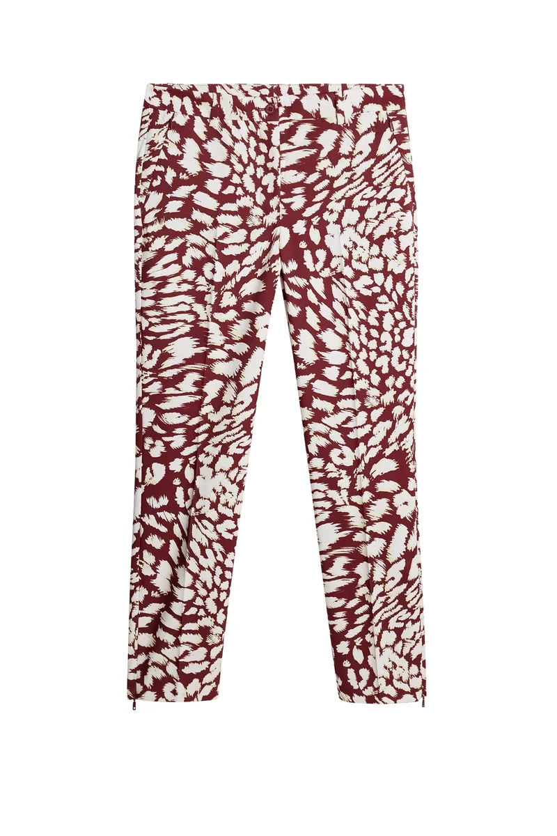 Image of Pia Print Pant / Glitch Leo Lime