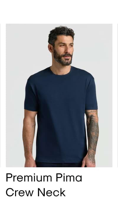 Premium Pima Crew Neck