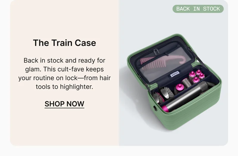 Back in stock and ready for glam. This cult-fave keeps your routine on lock—from hair tools to highlighter.