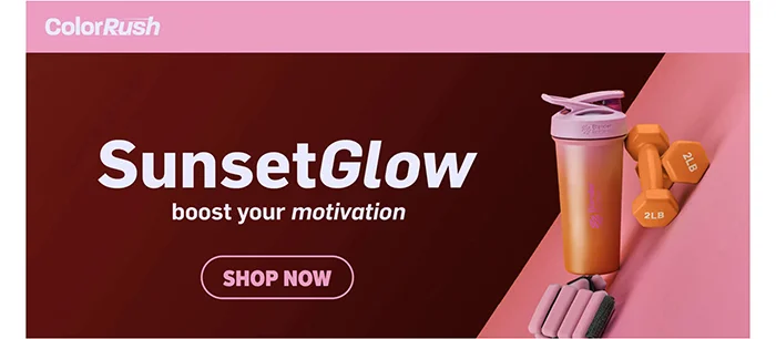 Sunset Glow Color Rush - Shop Now
