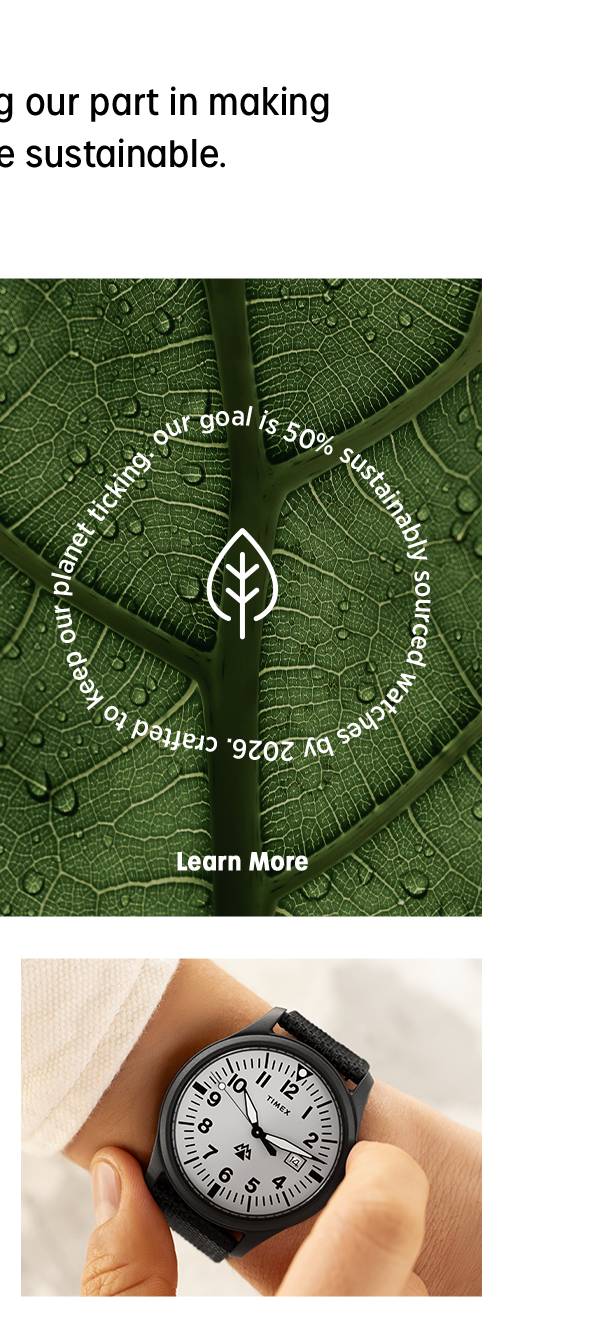 sustainability | Learn More