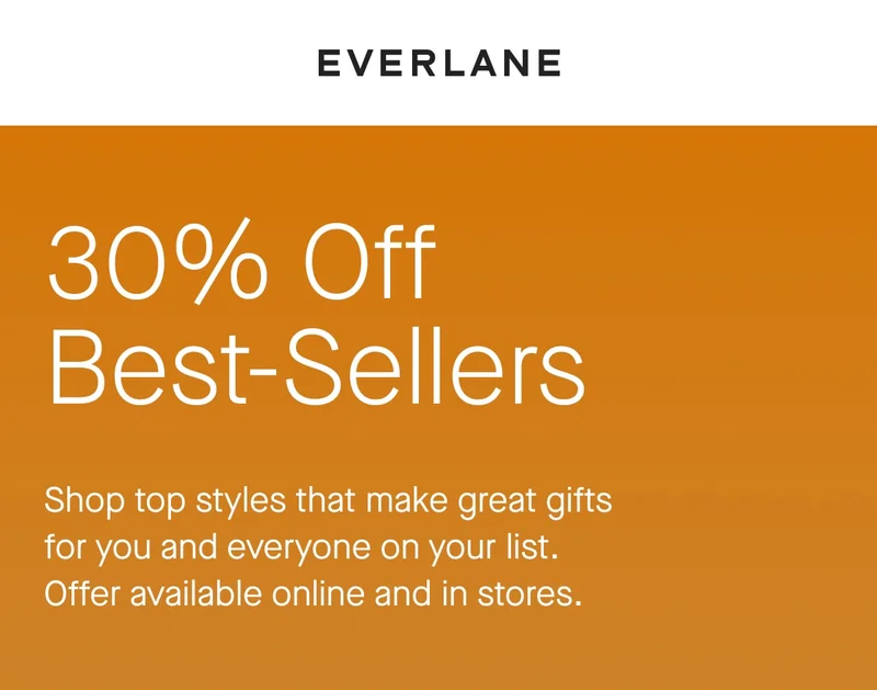 30% Off Best-Sellers Shop top styles that make great gifts for you and everyone on your list. Offer available online and in stores.