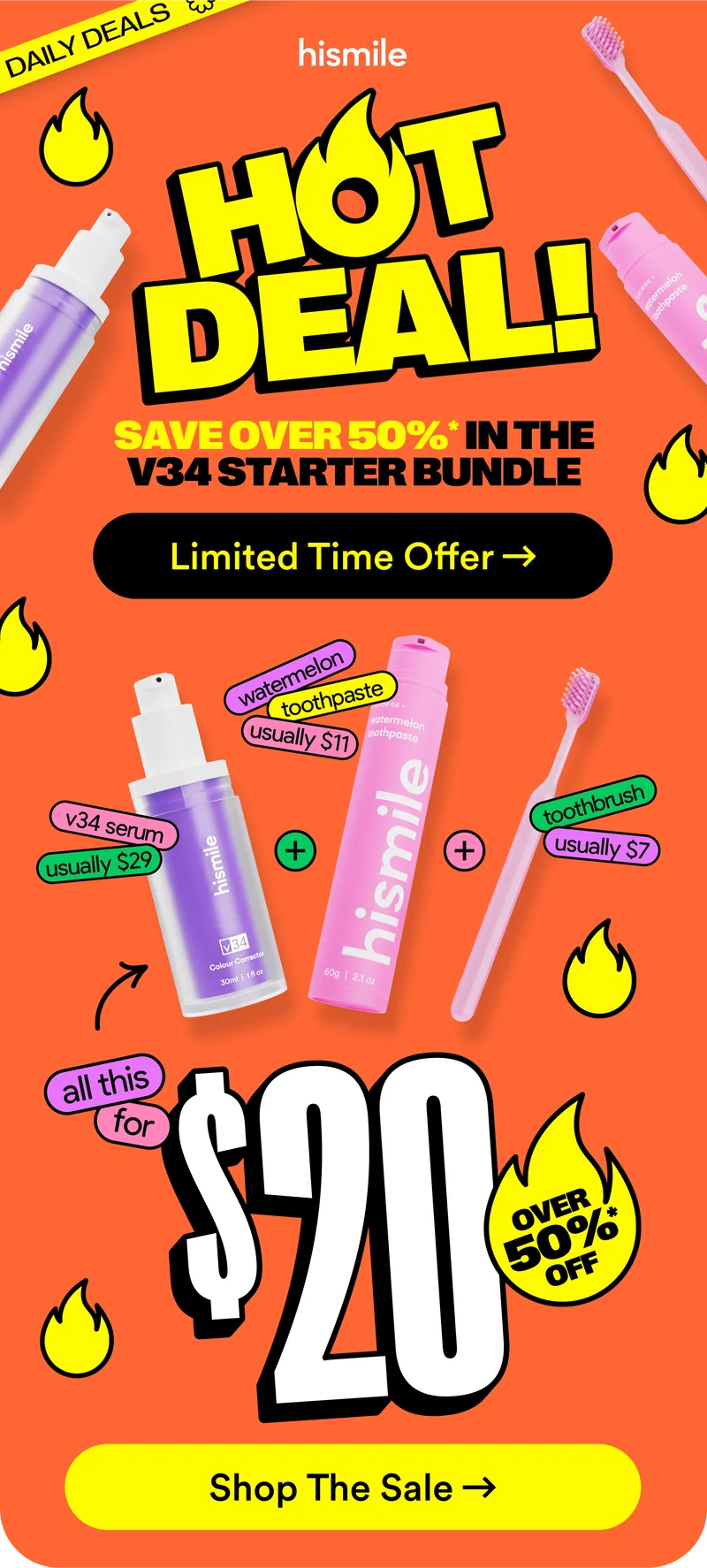 Hot Deal - Save over 50% in the V34 Starter Bundle - Limited Time Offer