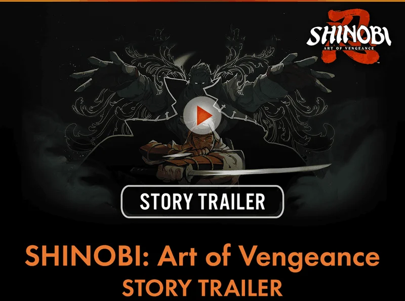 Shinobi: Art of vengeance story trailer
