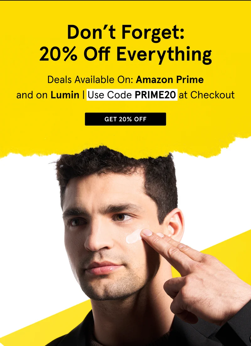 Get 20% Off on Amazon and on Lumin - for purchases on Lumin, use code PRIME20 at checkout.