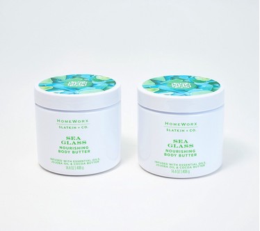 Homeworx by Slatkin + Co. Spring Getaway 14.4 oz Body Butter Duo