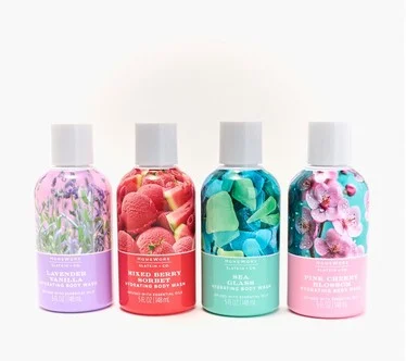 Homeworx by Slatkin + Co. 4pc Spring Getaway 5oz shower gel set