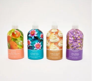 HomeWorx by Slatkin + Co. S/4 22oz Classics Gel Hand Soaps