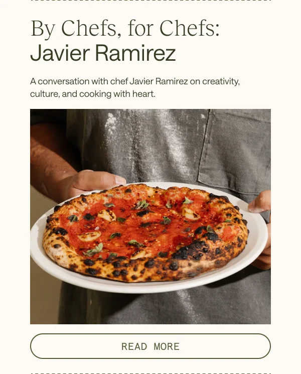 By Chefs, for Chefs: Javier Ramirez