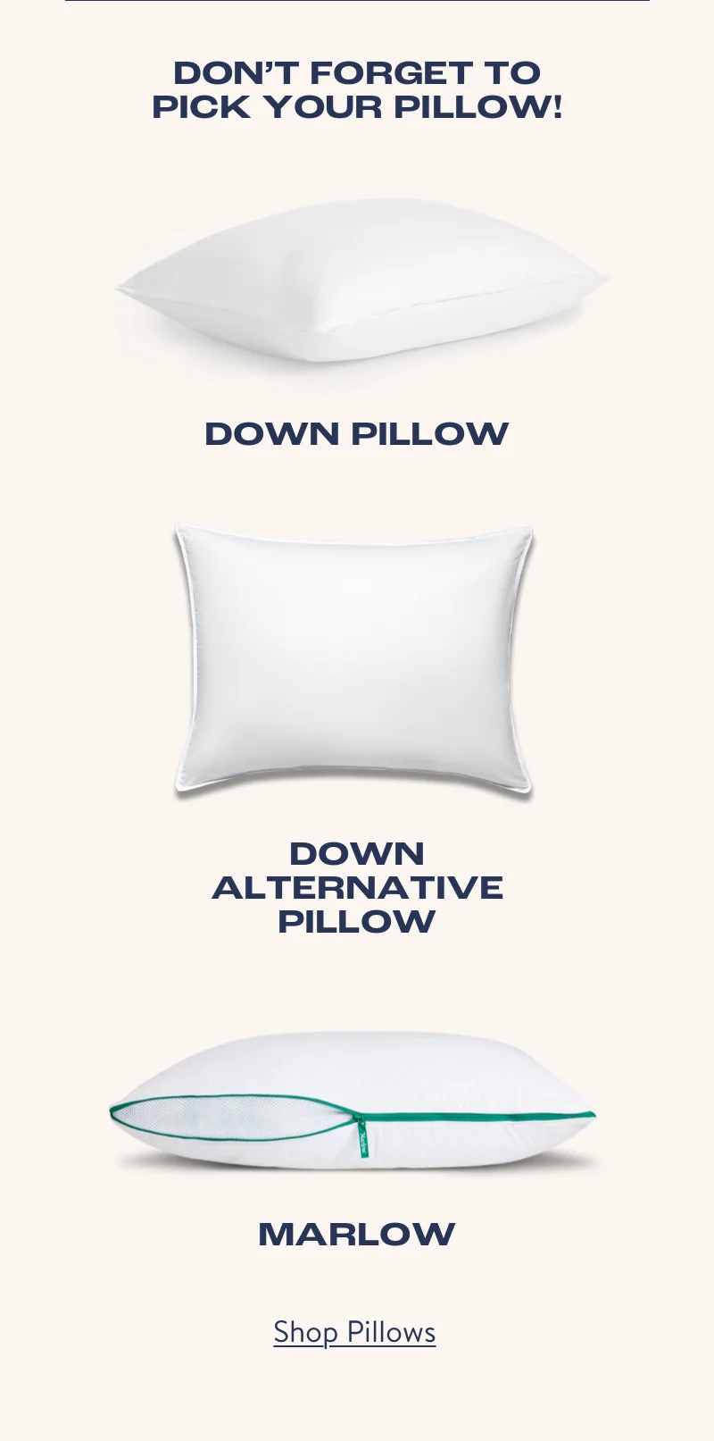 Shop pillows