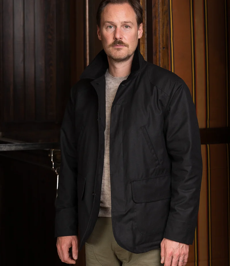 Wool-lined Waxed Field Jacket