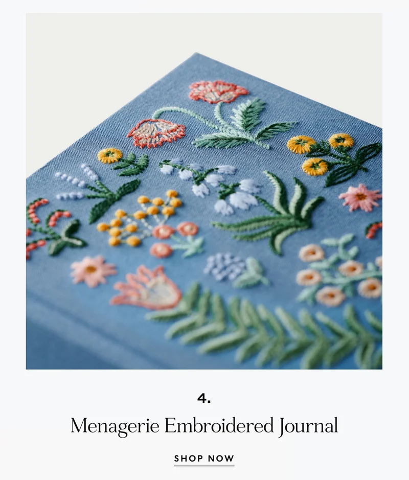 Embroidered Journal