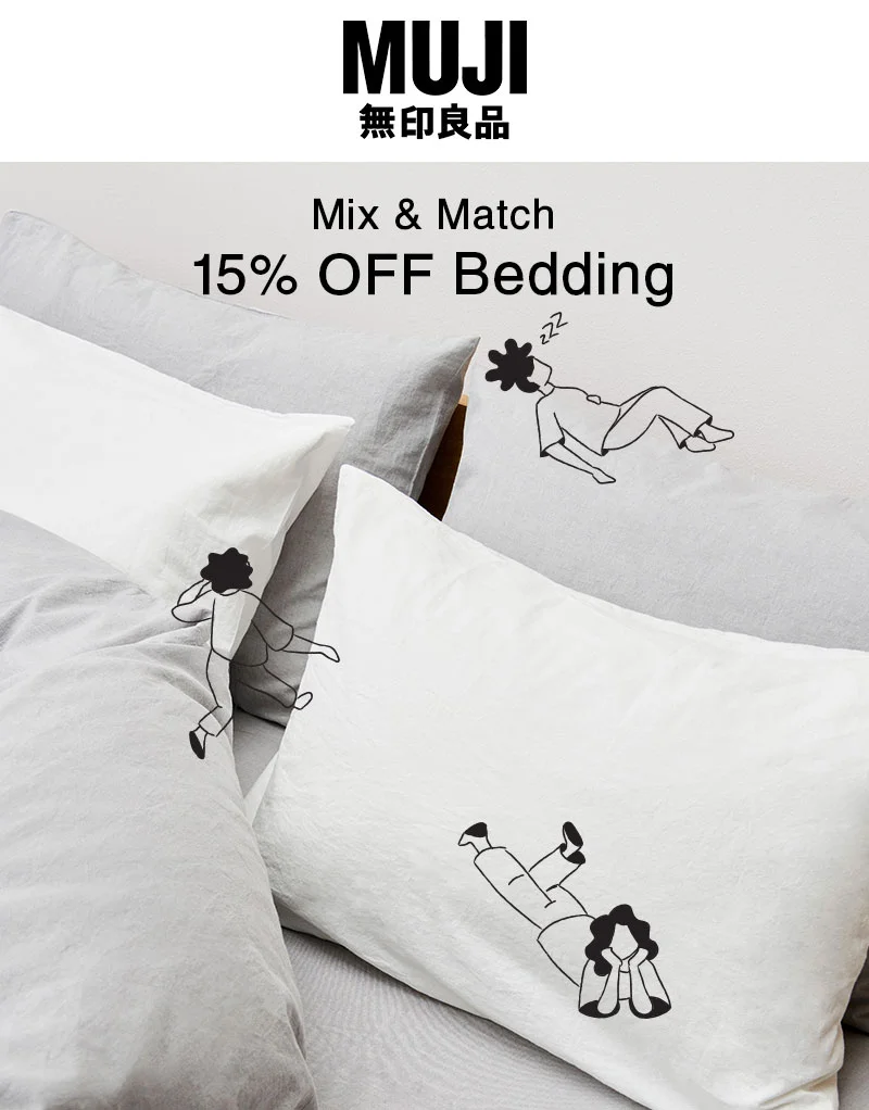 Mix & Match 15% Off Bedding