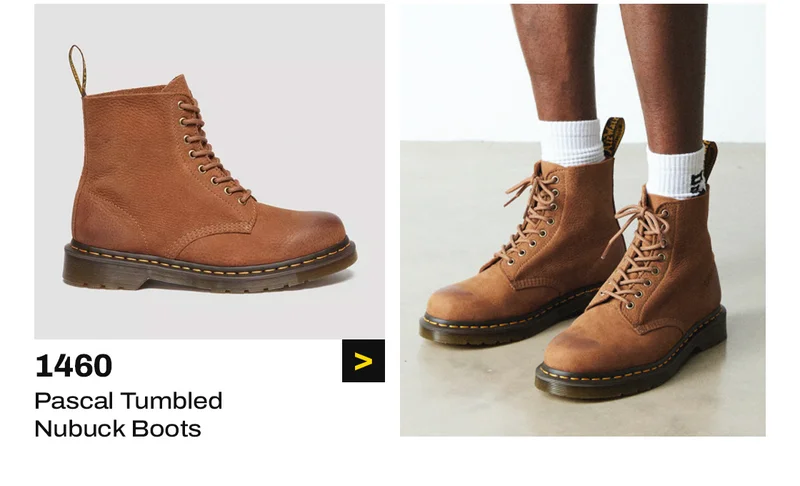 1460 Pascal Tumbled Nubuck Boots