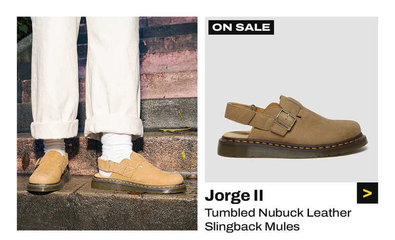 Jorge II Tumbled Nubuck Leather Slingback Mules